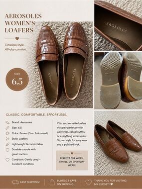 WOMEN’S AEROSOLES LOAFERS